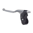 Left Brake Handle for Baja Doodle Bug (DB30) Mini Bikes, featuring a close-up of the black and silver handlebar with visible screws and cable connector.