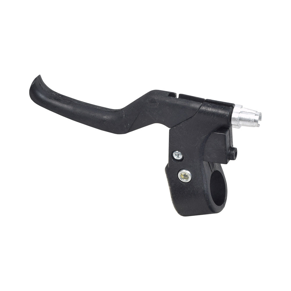 Brake Lever for the Razor DeltaWing, featuring a black plastic handlebar with a visible silver screw and built-in return spring, designed to fit the left-hand side handlebar.