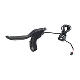 Left Side Brake Lever with Wires for the Swagtron EB5 Pro Electric Bike, featuring a black handlebar with attached cable, designed for easy DIY replacement.