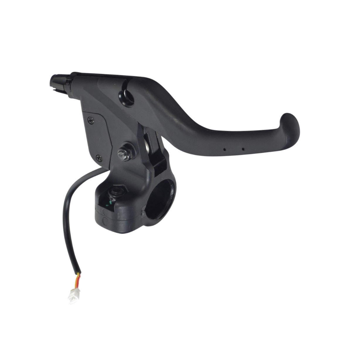 Brake Lever for the Ninebot ZING E10 eKickScooter with visible black plastic handlebar, 2-wire harness, and connector.