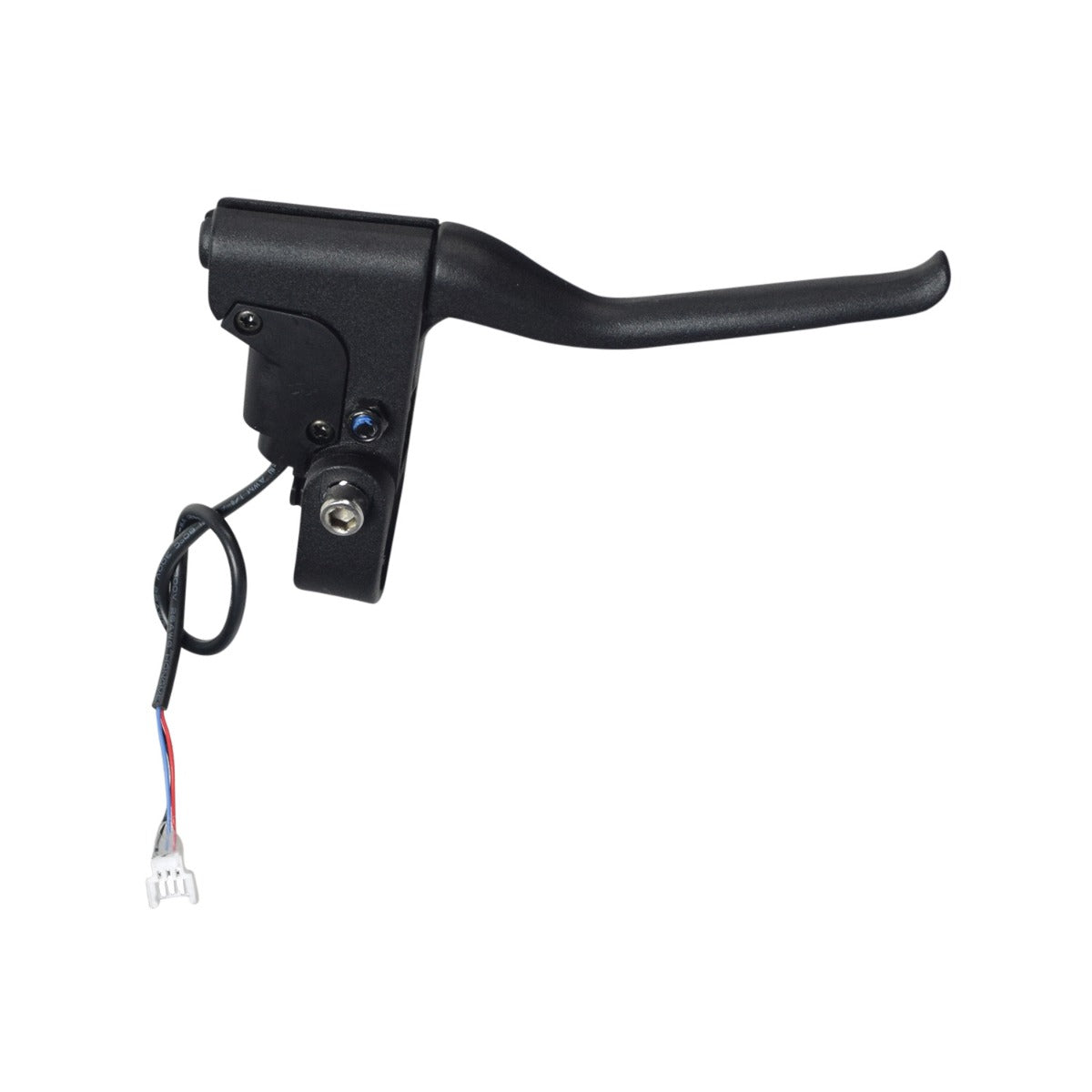 Brake Lever with Bell for GOTRAX Electric Scooters: Close-up of a black handlebar with integrated wiring, a thumb-operated safety bell, and mounting screws.