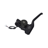 Brake Lever with Bell for GOTRAX Electric Scooters showing a black handlebar with a built-in thumb lever bell and mostly enclosed brake cable for durability and reduced snagging risk.