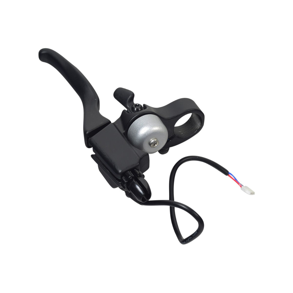 Right Brake Lever with Bell for the Hiboy® S2 Electric Scooter, featuring a black and silver handlebar with an integrated bell, visible brake cable, and durable clamp.