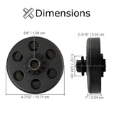 Clutch Assembly with Front Sprocket for Baja Doodle Bug (DB30) featuring an 11-tooth sprocket and a durable centrifugal clutch, shown with gear components and a close-up of the clutch mechanism.