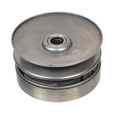 Complete Clutch Assembly (Driver Pulley) for the Baja Retro 50 (RT50) and Sun City 50 (SC50S) scooters, showing a round metal pulley with a central hole and circular disk.