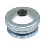 1 Shaft Series 30 Torque Converter Driver Clutch Assembly for Go-Karts & Mini Bikes, featuring a round metal object with a central black circle, essential for horizontal engine drive shafts.