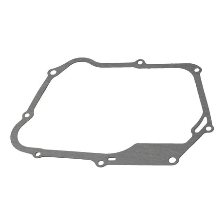 Gasket Clutch Cover for 50cc-150cc Honda Trail Clone Engines on ATVs and Dirt Bikes, featuring a metal gasket with precisely aligned holes for secure fitting.