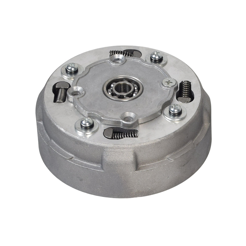 18-Tooth Clutch Assembly for Semi-Automatic 50cc - 110cc ATVs, featuring a round metal design with visible screws and ball bearing, suitable for most 4-stroke TaoTao ATV models with reverse gear.