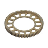 Close-up view of the Clutch Gear with Friction Pads for 48cc/80cc Gas Bicycle Engines, showcasing the intricate metal bevel gear design essential for transferring engine motion to the chain sprocket.