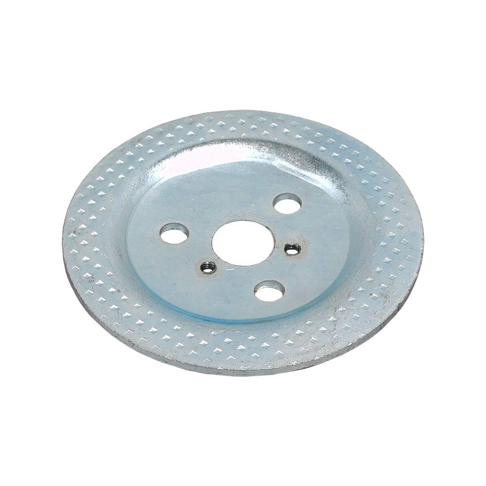 Clutch Gear with Friction Pads for 48cc/80cc Gas Bicycle Engines, featuring a round metal disc with multiple holes, essential for transferring engine motion to the chain sprocket efficiently.