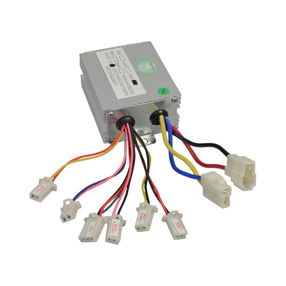 Minimoto Maxii & Motocross XRF500 Controller & Throttle Bundle close-up showing wiring connections, hand throttle, and controller components essential for replacement and compatibility with Minimoto bikes.