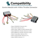 ZK2430-D-FS (ZK2430-D-LD) Control Module with 4-Wire Throttle Connecto – Monster Scooter Parts
