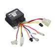 ZK1218D Control Module for the Razor PowerRider 360, showcasing a black box with connected colorful wires and multiple connectors, designed for seamless integration and replacement of the original module.