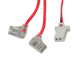 HB2430-TYD6K1-FS Control Module for Razor Crazy Cart (Versions 5+) & Crazy Cart DLX (Version 1+), showing a white plastic connector with red center and attached wires.