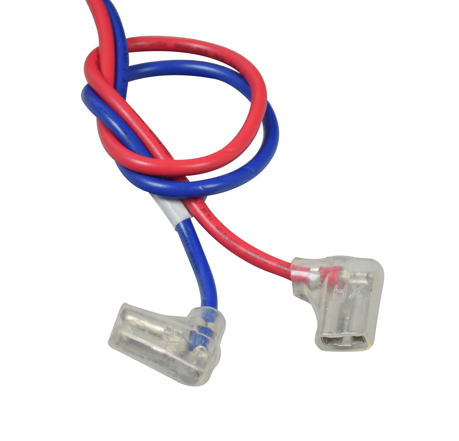 B-ZK1218D1 Control Module for the Razor MX125 Dirt Bike & Pocket Mod Petite Scooter, featuring visible red and blue wires with connectors, designed for easy replacement and installation.