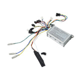 UD1-UL 36 Volt Brushless Motor Control Module with Bluetooth for the Jetson® Bolt Electric Bike, showcasing various colorful wires and connectors attached to a silver electronic device.