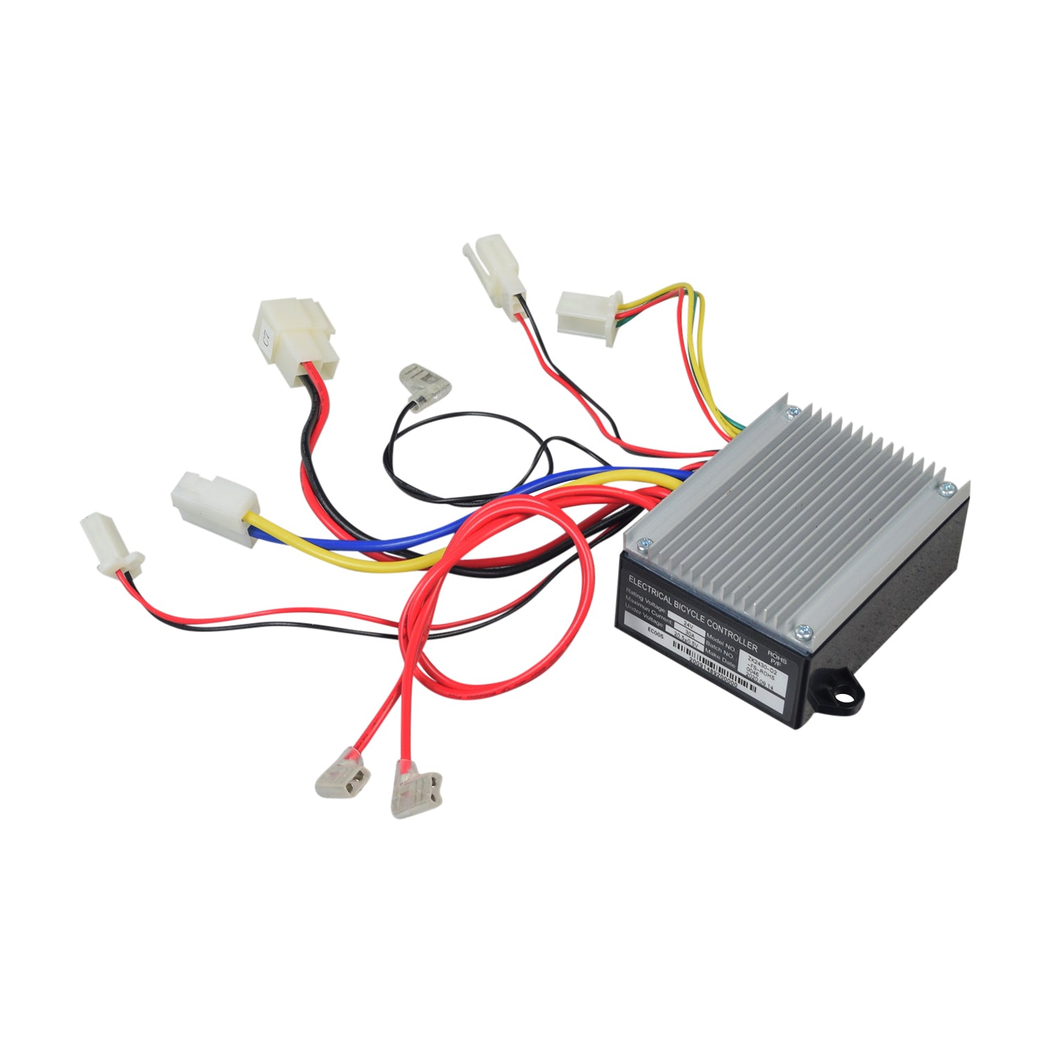 ZK2430-D2-FS-ROHS (ZK2430-D-LD) Control Module for Razor MX350 & SX350 (Versions 37+), featuring a close-up of electronic components and colorful wires.