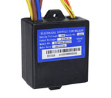 12 Volt B-ZK1200-DH-LD1 Control Module with seven connectors, black casing, visible blue and yellow wires, and a barcode label.