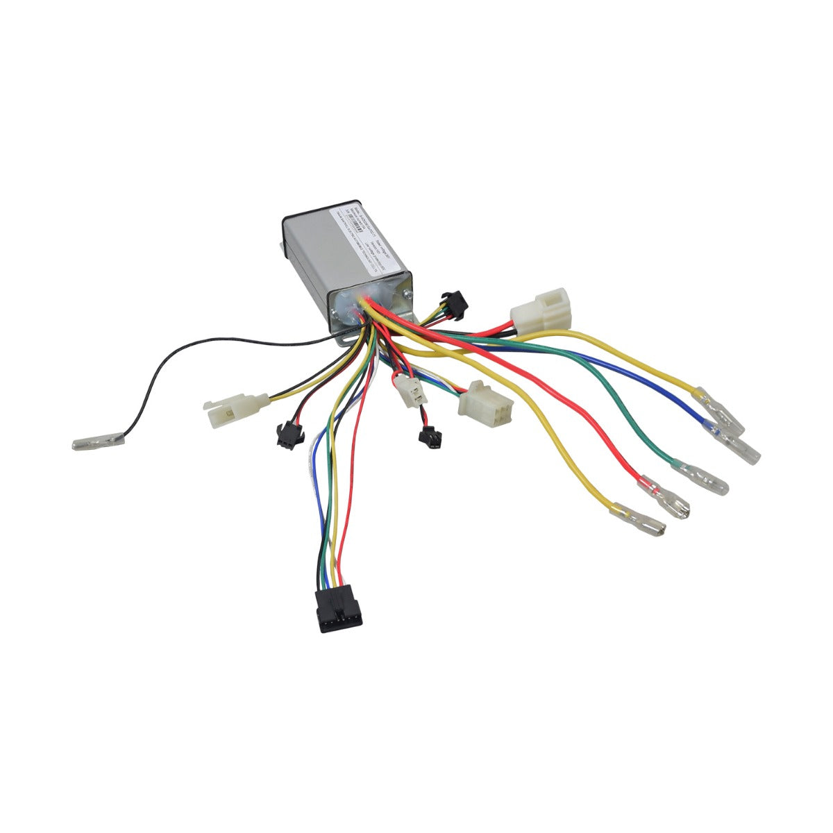 Control Module for the Razor Rambler 16 Electric Mini Bike (Version 1+), featuring a close-up of electronic components, wires, and connectors, designed to address malfunctioning control module issues for improved scooter performance.