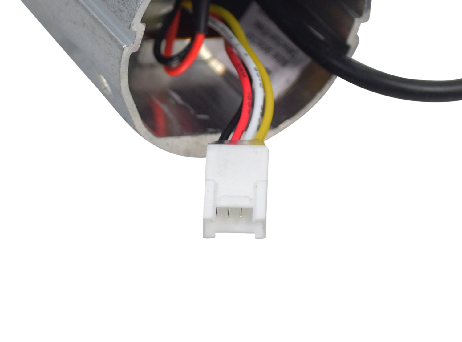 Close-up of the 36 Volt Controller for Ninebot by Segway ES2 & ES4 Electric Scooters, showcasing its connectors and wiring encased in a metal shield for easy DIY installation.