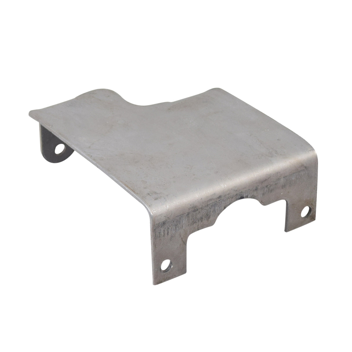 Engine Mount for 33cc - 52cc 2-Stroke Engines, showing a close-up of the steel bracket surface, highlighting its robust construction and intricate design, suitable for various Chinese made engines.