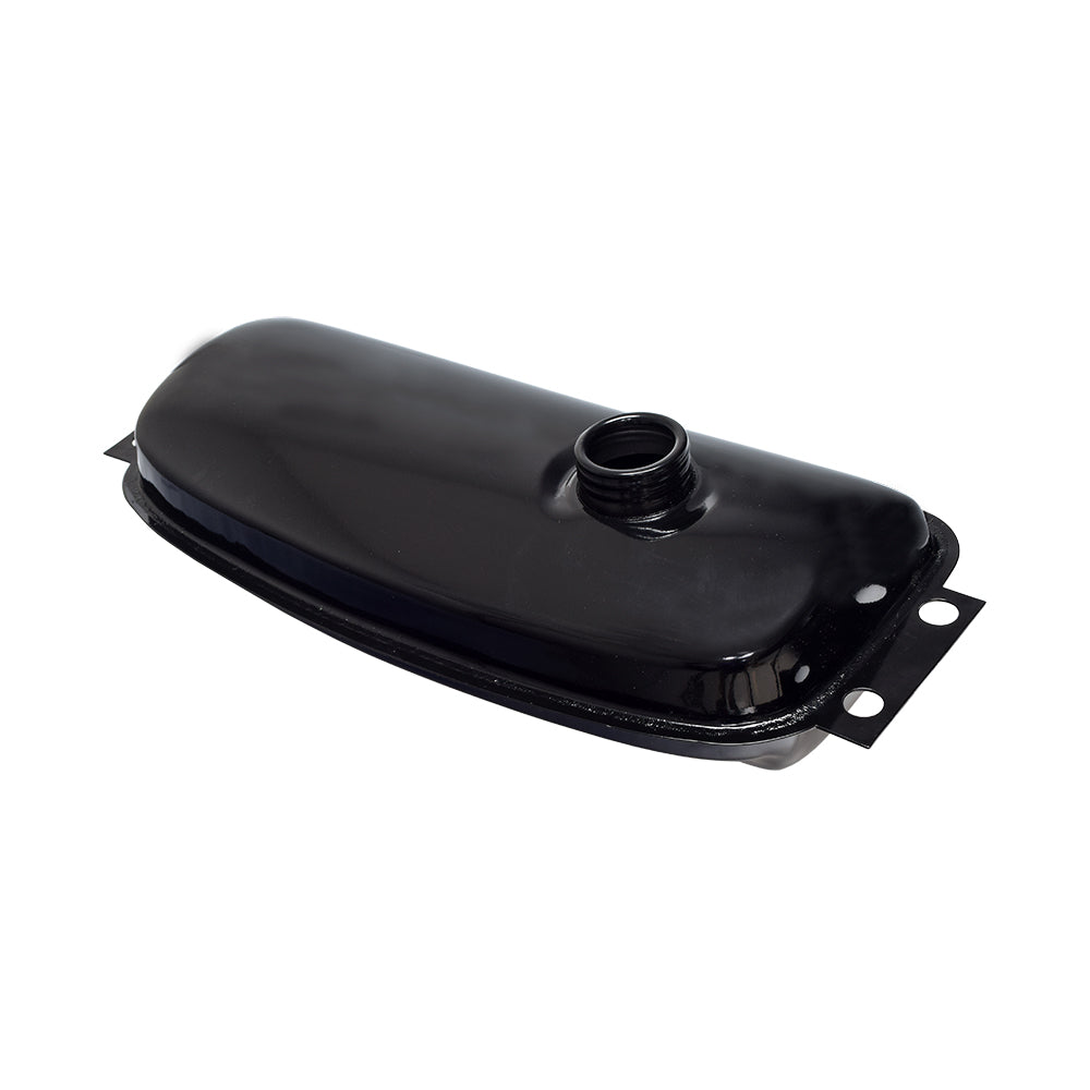 Fuel Gas Tank for 150cc - 250cc Hammerhead Off-Road® & Kandi Go-Karts, featuring a black metal body with a cap. Ideal for various Chinese go-karts and dune buggies.