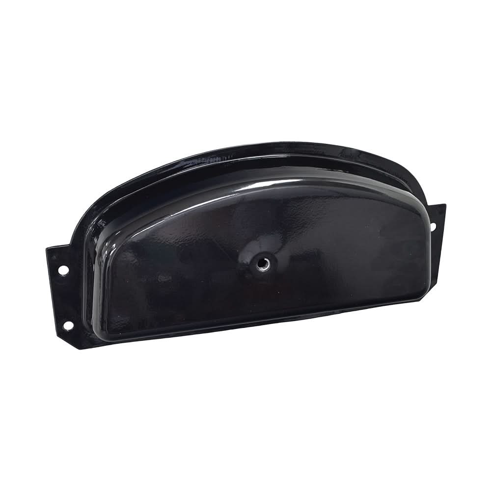 Fuel Gas Tank for 150cc - 250cc Hammerhead Off-Road® & Kandi Go-Karts (Blemished); a black metal gas tank with a visible hole.
