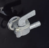 Close-up of the Fuel Gas Tank for 150cc - 250cc Hammerhead Off-Road® & Kandi Go-Karts (Blemished), highlighting the metal surface and included cap, suitable for various Chinese go-kart models.